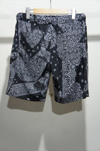 画像をギャラリービューアに読み込む, BANDANA SHORTS-BLACK/WHITE-