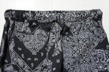 画像をギャラリービューアに読み込む, BANDANA SHORTS-BLACK/WHITE-