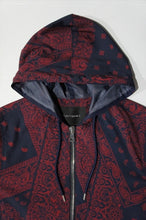 画像をギャラリービューアに読み込む, BANDANA PARKA-NAVY/PURPLE-