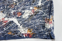 画像をギャラリービューアに読み込む, Denim PLK Paint Loose T-shirt