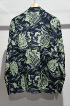 画像をギャラリービューアに読み込む, L/S HAWAIIAN SHIRT -NVY x GRN-