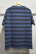 画像をギャラリービューアに読み込む, STRIPED CREW NECK T-SHIRT (TYPE-2) -NAVYxCHARCOAL-