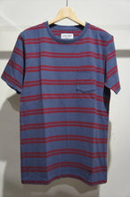 画像をギャラリービューアに読み込む, STRIPED CREW NECK T-SHIRT (TYPE-2) -NAVYxD-RED-