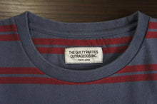 画像をギャラリービューアに読み込む, STRIPED CREW NECK T-SHIRT (TYPE-2) -NAVYxD-RED-
