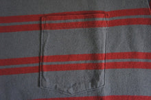 画像をギャラリービューアに読み込む, STRIPED CREW NECK T-SHIRT (TYPE-2) -NAVYxD-RED-