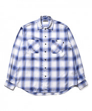 画像をギャラリービューアに読み込む, Rayon Ombre Check loose Work SH