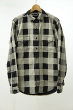 画像をギャラリービューアに読み込む, Black Denim Bufflo Check Shirts