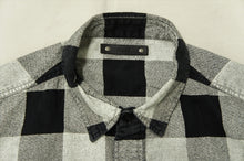 画像をギャラリービューアに読み込む, Black Denim Bufflo Check Shirts