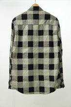 画像をギャラリービューアに読み込む, Black Denim Bufflo Check Shirts