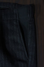 画像をギャラリービューアに読み込む, RELAX TAYLOR TAPERED SLACKS -BLACK STRIPE-