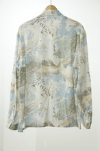 画像をギャラリービューアに読み込む, ORIGINAL PRINTED OPEN COLLAR SHIRTS-ORIENTAL-LS