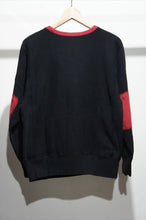 画像をギャラリービューアに読み込む, CREW NECK SWEAT SHIRT"2nd" -BLACKxRED-