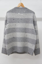 画像をギャラリービューアに読み込む, BORDER KNIT - GRAY x LIGHT GRAY