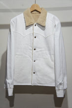 画像をギャラリービューアに読み込む, SADDLE MAN JACKET DENIM -WHITE x LIGHT BEIGE-