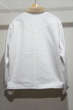 画像をギャラリービューアに読み込む, SADDLE MAN JACKET DENIM -WHITE x LIGHT BEIGE-