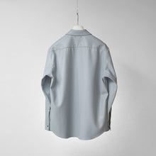 画像をギャラリービューアに読み込む, Leather Overshirt JKT