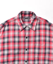 画像をギャラリービューアに読み込む, V.Nep Check Flannel Open Collar SH