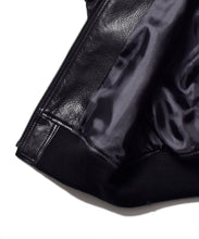 画像をギャラリービューアに読み込む, Smooth Leather Studs Zipup