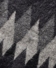 画像をギャラリービューアに読み込む, Kid Mohair Argyle Washed Knit Long Cardigan
