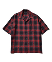 画像をギャラリービューアに読み込む, Cuprawool Ombre Check S/S Open Collar SH