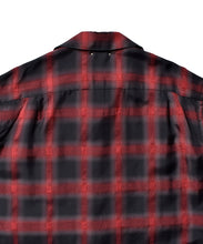 画像をギャラリービューアに読み込む, Cuprawool Ombre Check S/S Open Collar SH