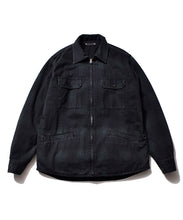 画像をギャラリービューアに読み込む, Black Denim Check Quiltriner Shirts BZ