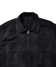 画像をギャラリービューアに読み込む, Black Denim Check Quiltriner Shirts BZ