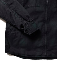 画像をギャラリービューアに読み込む, Black Denim Check Quiltriner Shirts BZ