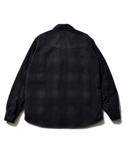 画像をギャラリービューアに読み込む, Black Denim Check Quiltriner Shirts BZ