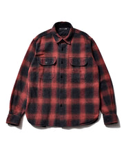 画像をギャラリービューアに読み込む, Ombre Check Flannel CPO SH