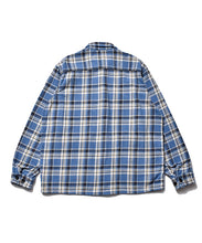 画像をギャラリービューアに読み込む, Denim Hide Check Flannel Work Shirt JKT