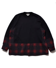 画像をギャラリービューアに読み込む, OLD PARK x MINEDENIM Denim Shirt Crew Neck Sweat SH