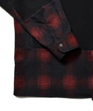 画像をギャラリービューアに読み込む, OLD PARK x MINEDENIM Denim Shirt Crew Neck Sweat SH