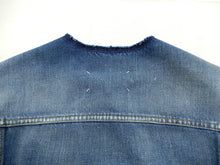 画像をギャラリービューアに読み込む, No Collar Denim jacket