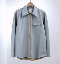 画像をギャラリービューアに読み込む, Leather Overshirt JKT