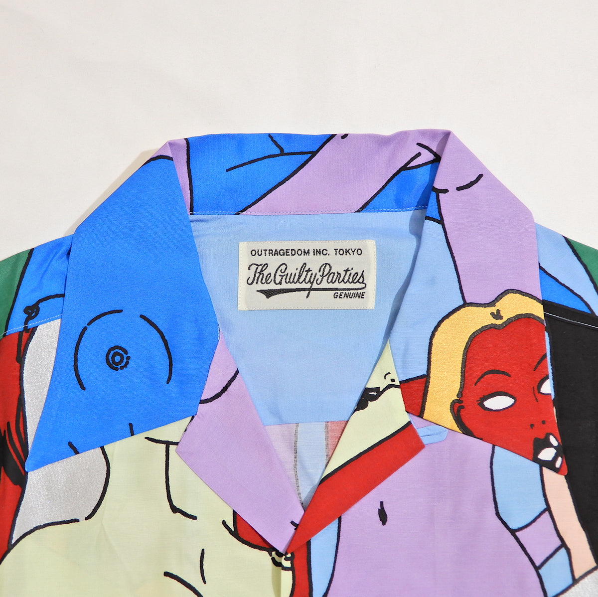 天国東京百女柄図 HAWAIIAN SHIRT S/S ( TYPE-2 )（WACKO MARIA