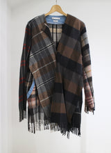 画像をギャラリービューアに読み込む, OLD PARK x MINEDENIM Check Muffler Cardigan