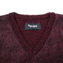 画像をギャラリービューアに読み込む, MOHAIR V-NECK BORDER