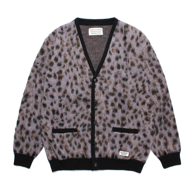 LEOPARD MOHAIR CARDIGAN (TYPE-1)