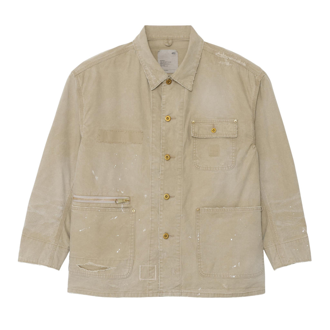 THRASHED WORK JACKET. REGULAR