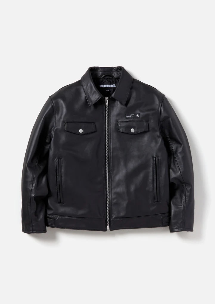 SINGLE LEATHER JACKET