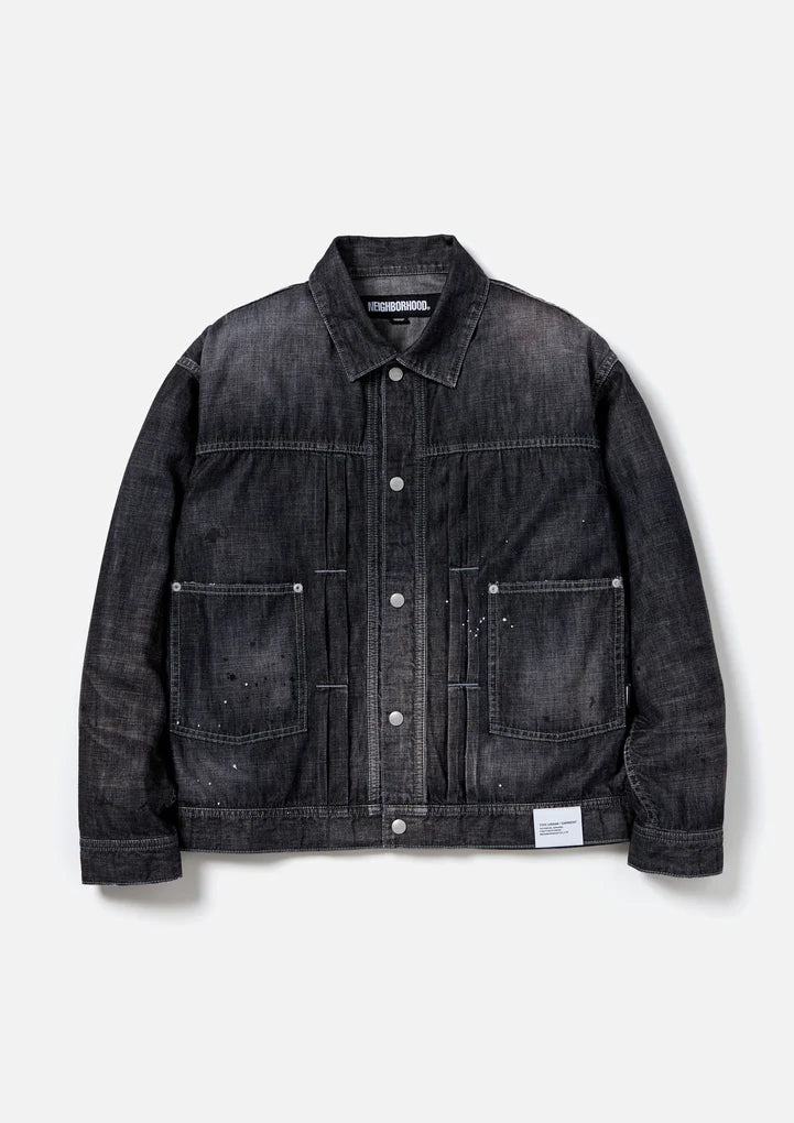 WASHED LIGHTWEIGHT DENIM JACKET