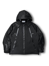 画像をギャラリービューアに読み込む, THE WATERPROOF LEATHER / 3 LAYER ASSEMBLY HOODED JACKET
