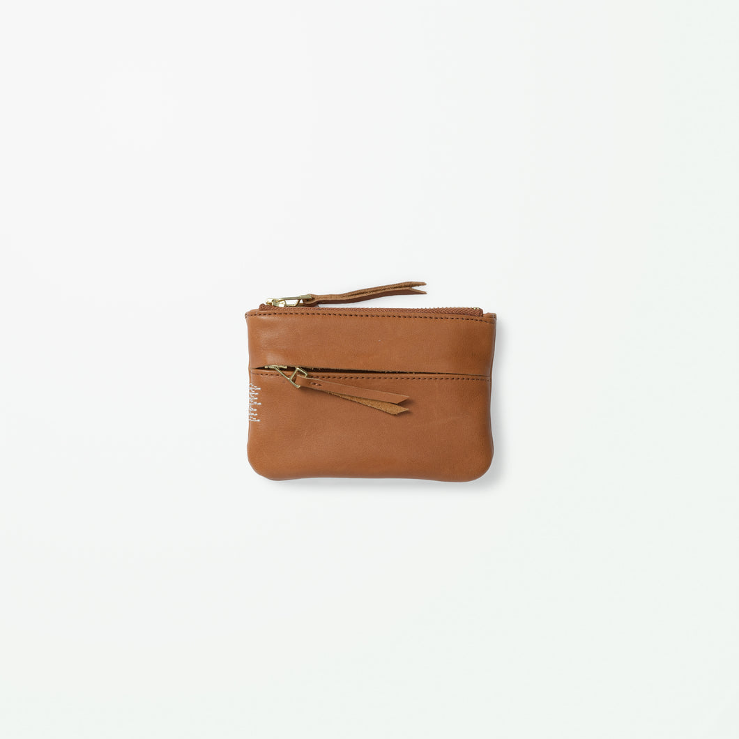 FLAT ZIPPER POUCH (S). HORWEEN LEATHER