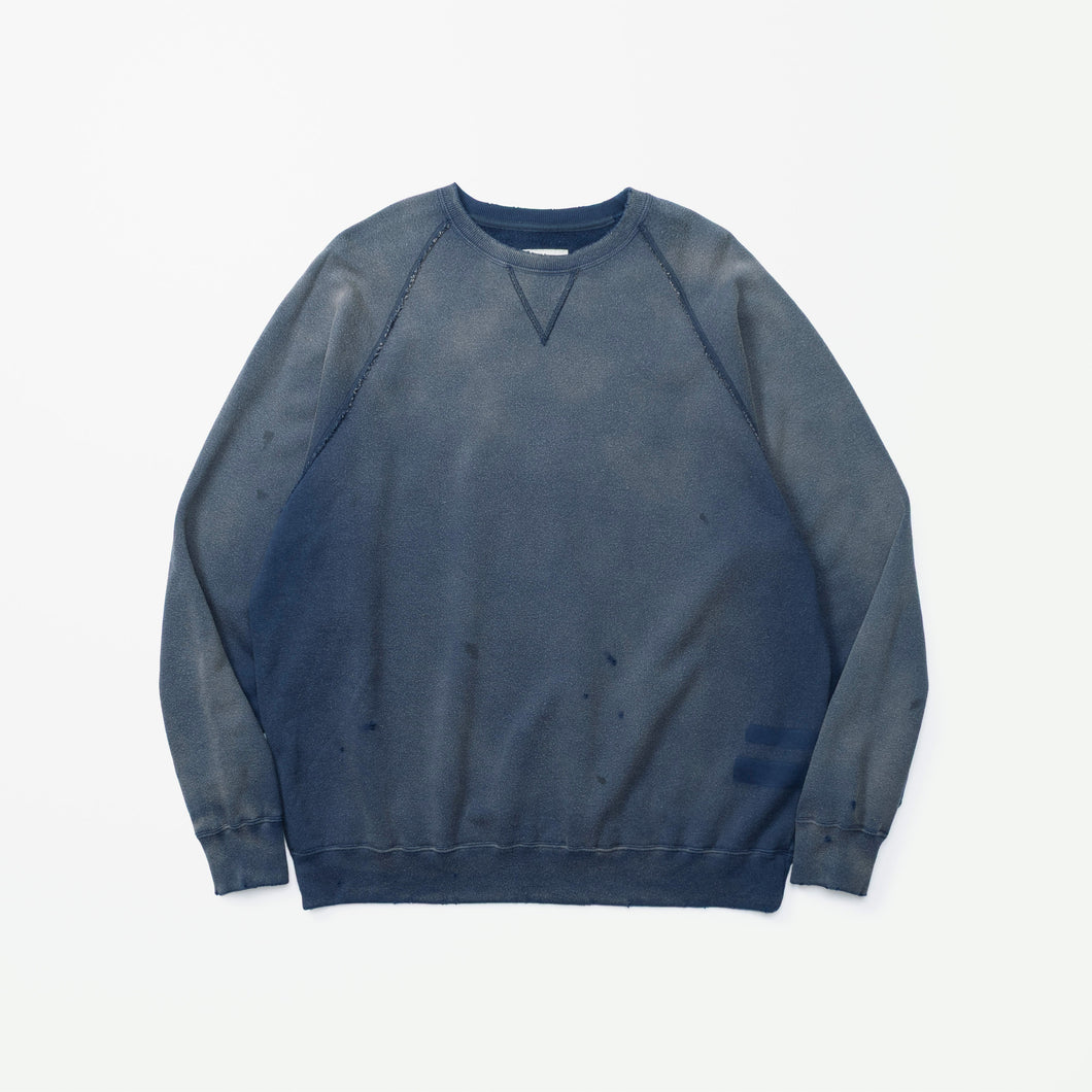 DELLA HEAVY FRENCH TERRY CREW SWEAT SHIRT