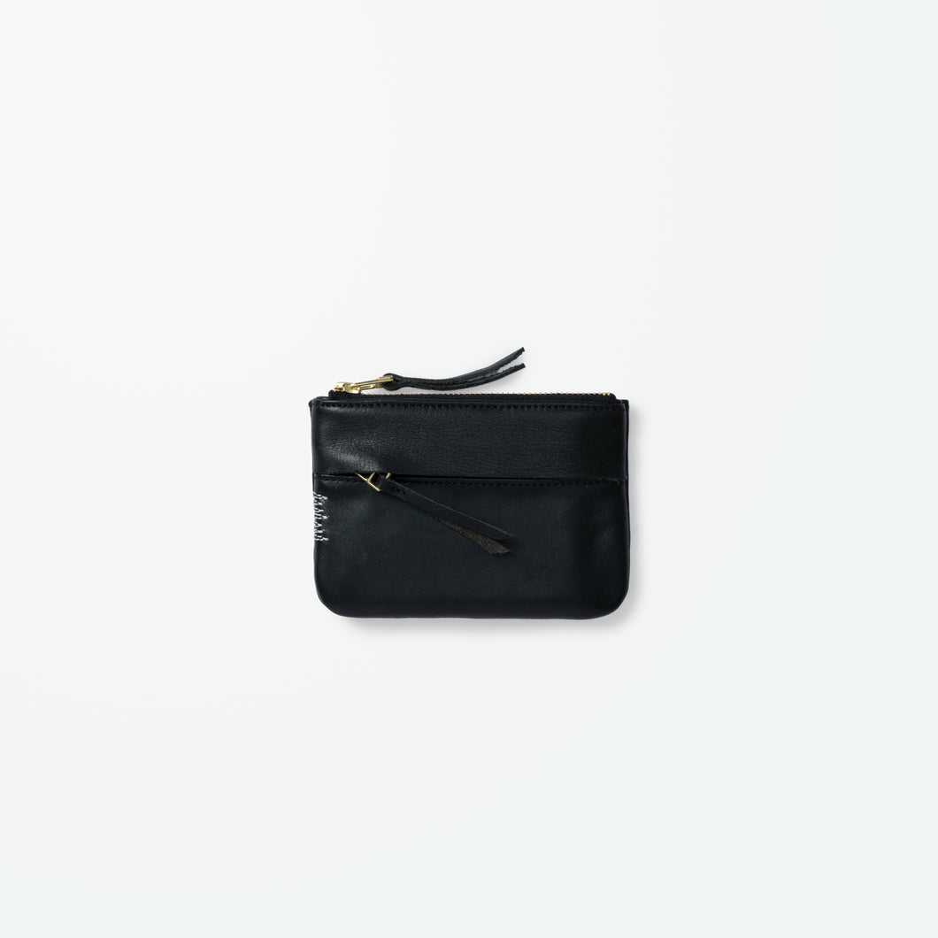 FLAT ZIPPER POUCH (S). HORWEEN LEATHER