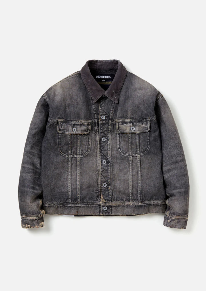 SAVAGE DENIM LINED JACKET