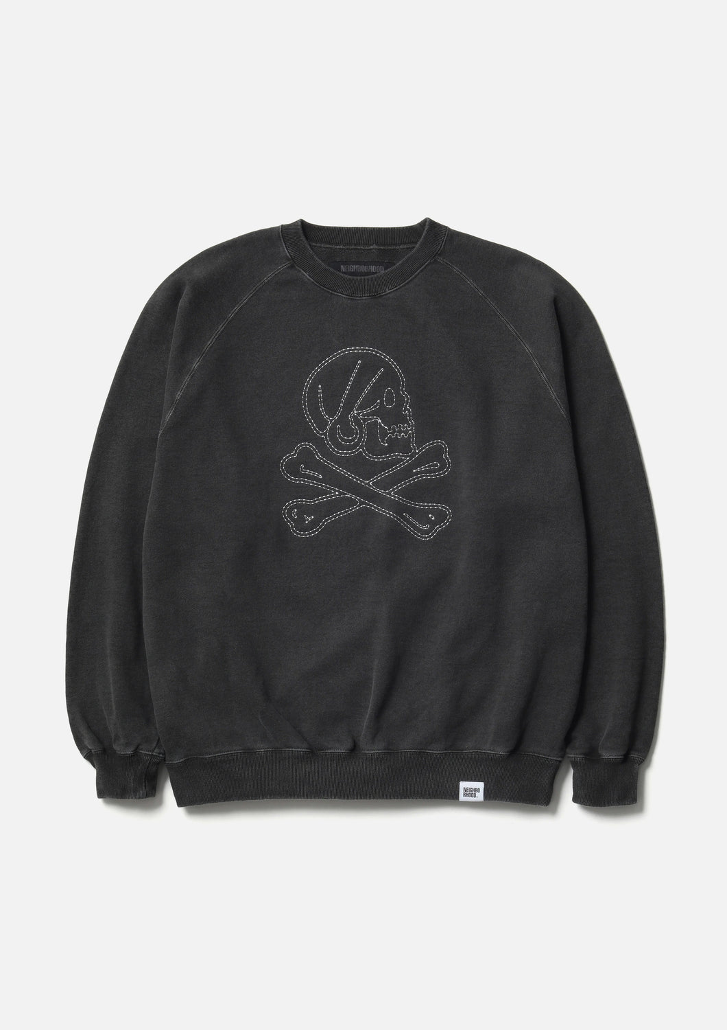 PIGMENT DYED SWEAT SHIRT LS