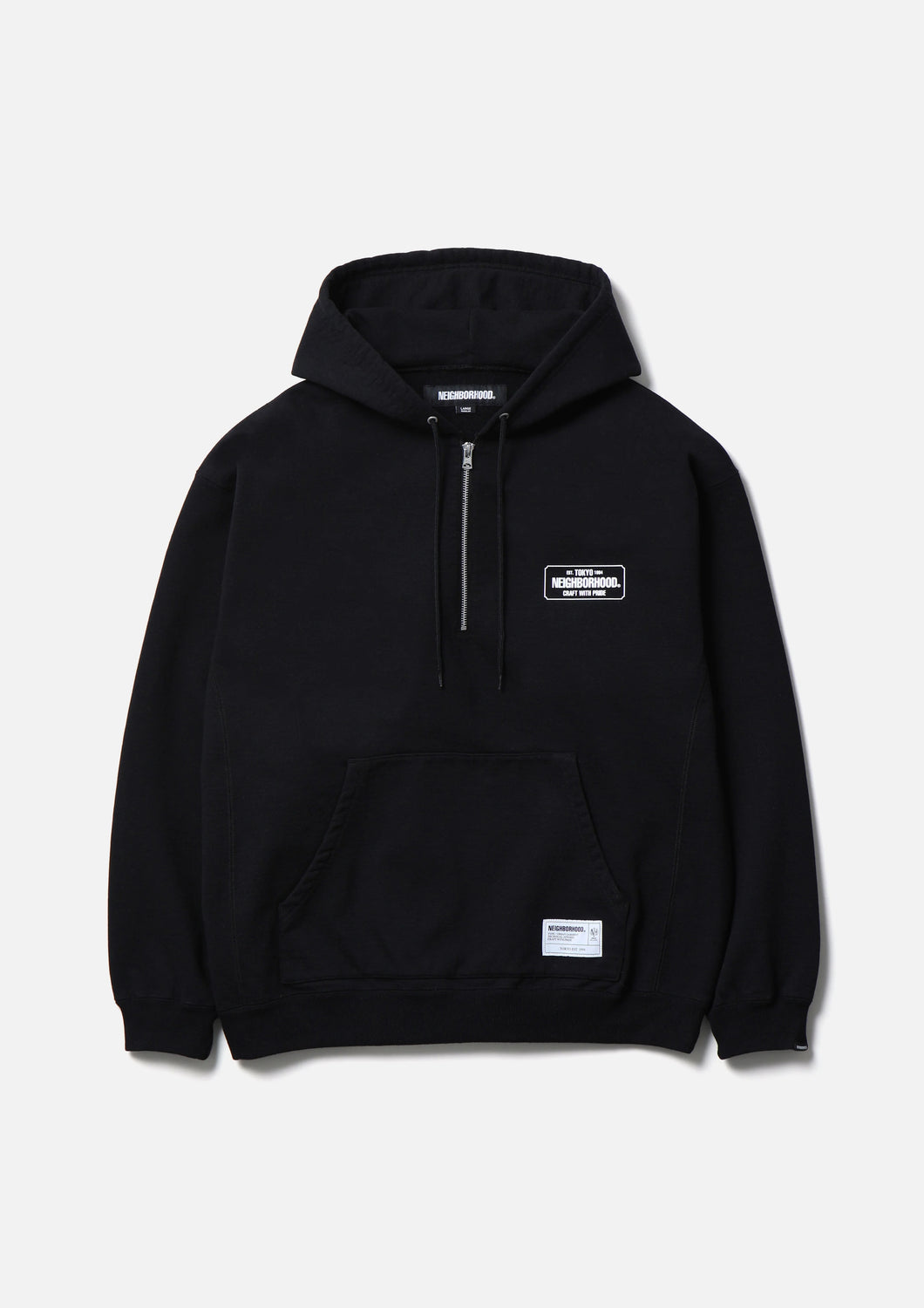 CLASSIC SWEAT HALF ZIP HOODIE LS