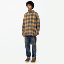 画像をギャラリービューアに読み込む, JAZZ-NEP DISTRESSED FLANNEL BD SHIRT
